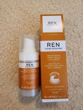 REN Clean Skincare Brightening Dark Circle Eye Cream - Orange